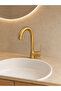 Bathroom Sink Faucet 360 Degree Swivel Spout Matte Gold - 2