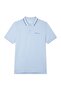 Men’s Slim Pique Polo with Contrast Collar & Signature Embroidery