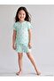 Girl's Shorts Pajama Set (S6) - 2
