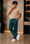 Premium Ribbed Ottoman Fabric Zipper Detailed Unisex T-Shirt and Pants Set Women's and Men's Set