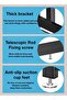Toshionics Double Layer 2 Tier Over The Sink Dish Drying Stand Drainer Organizer Storage Rack With Dustproof Door Kitchen Countertop Cutlery Storage Organizer Utensil Plate Holder Drain Bracket Shelf - 3