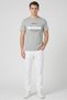 Men Sportswear Fit Short Sleeve Outdoor T-Shirt, Heather Grey - 2
