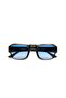 Club Stromboli Blue Lens Sunglasses Transparent Smoked - 3