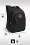Vt-006 Set of 2 Luxury Waterproof Fabric High School and Middle School Backpack + Pen Holder Black - 6