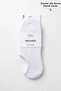 Men's Cotton 6 Pairs of Bootie Socks (No Show) White - 3