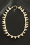 Sea Shell Pearl Necklace - Brown - 2