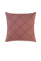 4 Pieces of Pink Soft Textured Salon Cushion Covers 43 X 43 cm (with Zipper) - 3