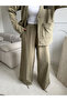 Haki hale organic 100% cotton fabric jacket set - 6