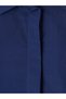 Two Mt Shop Quality Lcw Modest Navy Blue Plain Standard & Regular Shirt Collar Midi Shirt Dress - 6