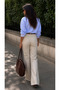 Women's High Waist Spanish Flare Stretch Denim Jean Pants - 4