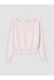 Pink Boat Neck Women's Knitwear Sweater - 5