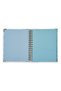 B5 Spiral Planner Modern Floral - Blue Agapanthus - 2