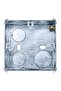 Electrical Metal Box GI Box Galvanised Metal Back Deep Box (7X7X3.5 CM) - 3