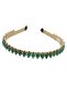 - Slim Rhinestone Headband-Multicolor - 2
