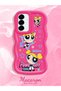 Samsung Galaxy A56 Compatible Case Camera Protector Red Silicone Couple Phone Case Cartoon Pattern - 2
