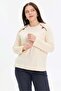 Basic Women's Blouse with Metal Ring Detail