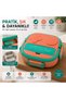 Double Compartment Stainless Steel Lunch Box