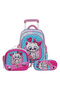 Para John KiddyGo 16-Inch Kids Trolley School Backpack Set with Lunch Bag & Pencil Case, Polyester - 2