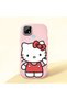 Realme C21 Compatible Case Camera Protector Pink Silicone Couple Phone Case with Kitty Pattern