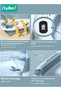 13 PCS Baby Bath Tub Foldable Bathtub With Temperature Sensing + Bathmat Cushion + Shower Cap + Washing Hair Shower Shampoo Cup *1 + Duckling toys *4 + Ocean Balls *5 - 6