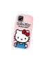 Realme C21 Compatible Case Camera Protector Pink Silicone Couple Phone Case with Kitty Pattern - 3
