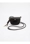 Bo Mini Size Adjustable Knot Detailed Hand and Shoulder Bag - Black