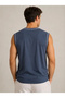 Men's contrast trim sleeveless tank top crew neck summer basic tank top - 3