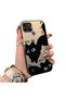 Realme C25Y/C21Y Compatible High-Quality Fun Black Cat Printed Case, Cute Stylish Shock - 2
