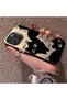 iPhone 16 Pro Max Compatible High-Quality Fun Black Cat Print Case, Cute Stylish Shock