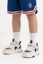 White-Navy Blue Mesh Lightweight Flexible Boys' Sports Shoes Jacop F