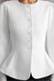 Peplum blazer ceket - 4