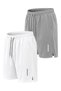 2-Pack Breathable Fabric Fitness Tennis Sports Shorts