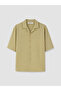 Xside Green Relax Fit Striped Men's Shirt - 5