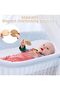 5 Pcs Wooden Montessori Toys for Baby,Wooden Rattle for Baby 3-12 months,with Bells,Rolling Rattles&Push Car,Montessori Wood Toys for Newborns Infant Boys and Girls Gifts - 3