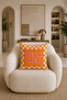 Set of 4 Modern Decorative Throw Pillow Covers – Bonjour Chill Ciao Printed Living Room Sofa Cushion Covers 43X43 cm - 5