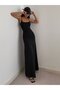 Women's Rope Strap Round Neck Long Sandy Dress - 5