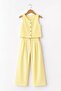 Girl's Pearl Detailed Buttoned Suit - 2