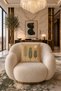Luxury Series Set of 4 Decorative Throw Pillow Covers, Mustard Beige and Dark Green Botanical Leaf Pattern Sofa Cushion - 3