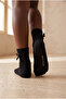 Women's Socks with Ribbon Accessories Black