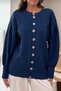 Women's Elegant Special Button Detailed Cardigan