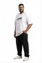 White 100% Cotton Oversized Plus Size Men's Printed T-Shirt - 3XL 4XL 5XL 6XL 7XL 8XL 9XL 10XL 11XL T-Shirt - Relaxed Fit - 2