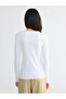 White Crew Neck 100% Cotton Women's T-Shirt - 4
