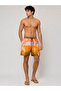 Men's Water Repellent Micro Fabric Pockets Zipper Closure Mesh Lining Quick Dry Premium Patterned Swim Shorts - 2