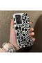Poco F7 Compatible High Quality Black Leopard Phone Case, Shockproof Protective Cover
