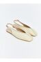 Lcw Steps Yellow Leather Look Women's Ballerinas