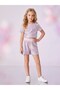 Girl's Sequin Design Shorts - 6