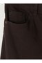 Brown High Waist Flare Women's Jean Trousers - 6