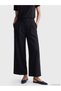 Vizyon New Season Black Elastic Waist Pleated Women's Fabric Trousers - 2