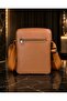 Men's Tan Color Genuine Leather Shoulder Strap Messenger Bag Shoulder Bag - 4