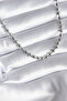 Özel_Pirinç Silver Color Ball Detail Women's Necklace